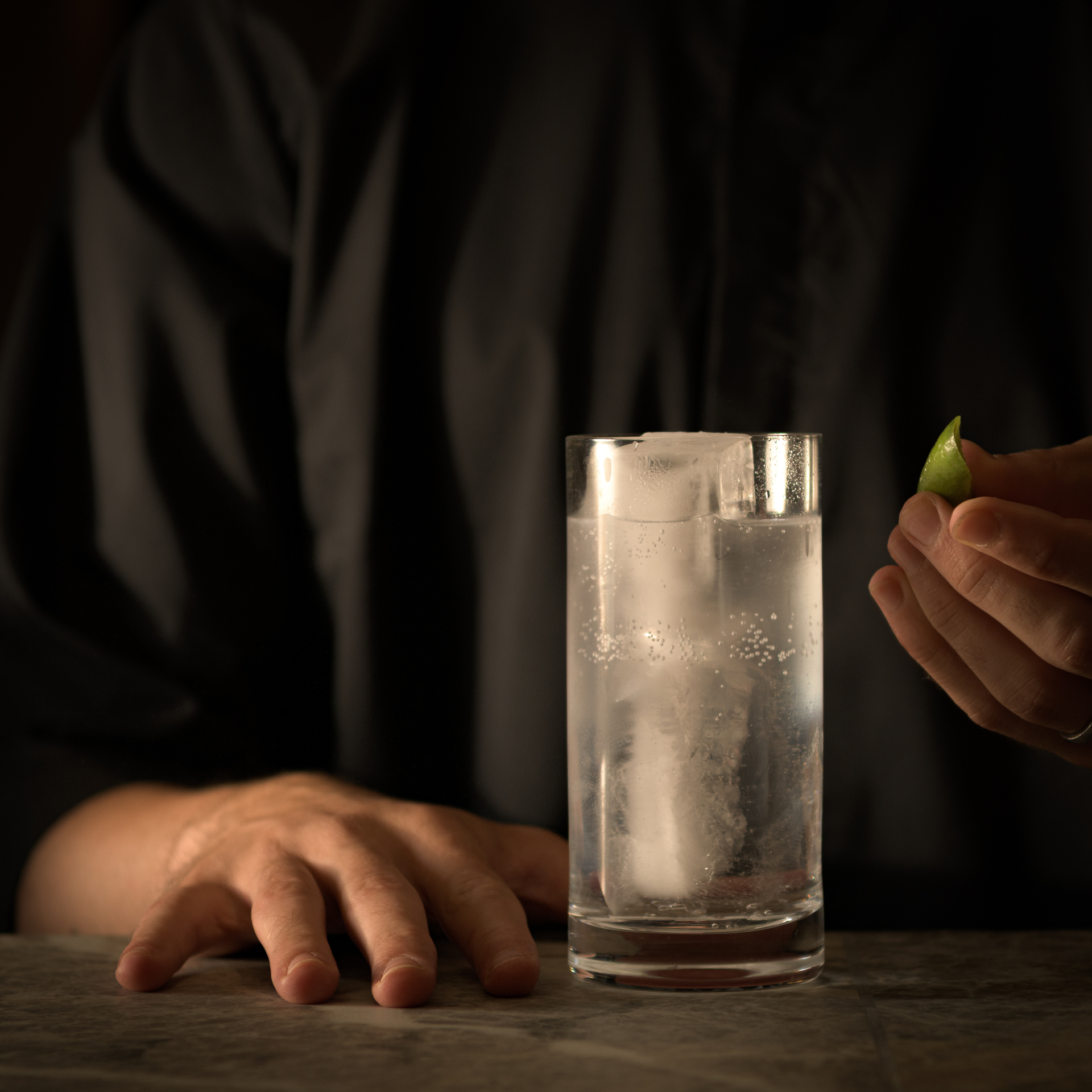 Refreshing cocktail at Litha